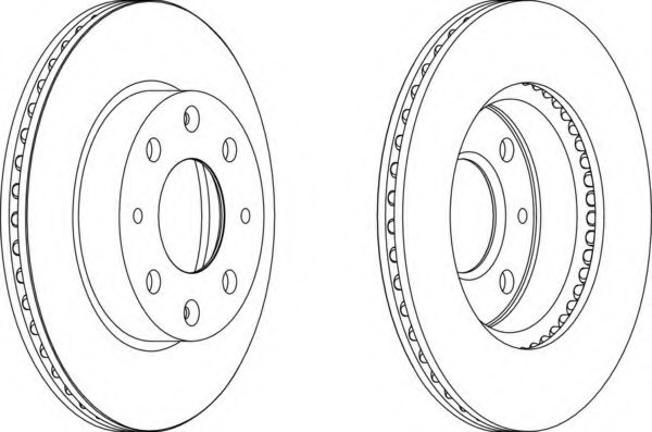 FERODO DDF149-1 Brake Disc